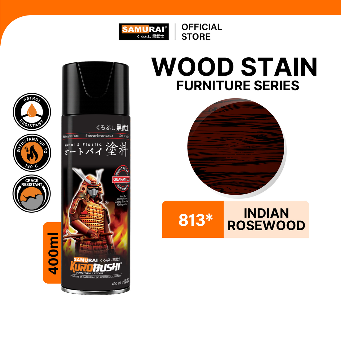 Samurai Spray Paint Wood Stain Colours Paint furniture paint