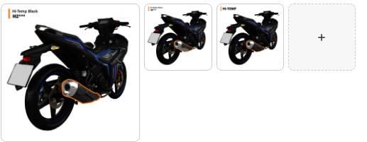 MOTORCYCLE EXHAUST SPRAY